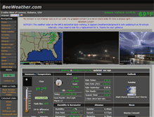 Tablet Screenshot of beeweather.com